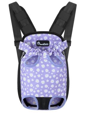 Pawaboo Lavender Daisy Small Pet Front Carrier